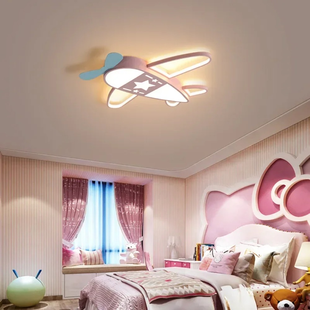 Modern Airplane Led Ceiling Li - Baby Nursery Light Fixture recension och pris