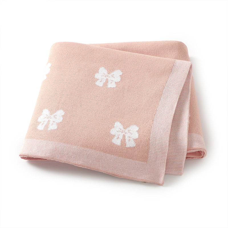 Cotton Baby Blanket Knit Cute  - Baby Nursery Boy recension och pris