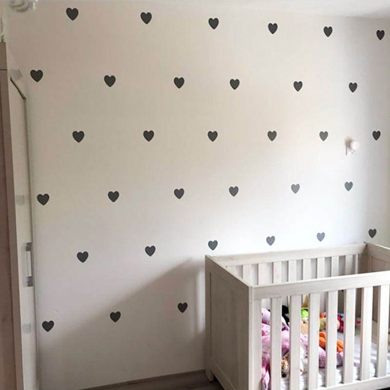 Heart Baby Room Decorative Sti - Baby Girl Nursery Quotes recension och pris