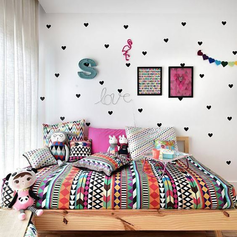 Heart Baby Room Decorative Sti - Baby Girl Nursery Quotes recension och pris