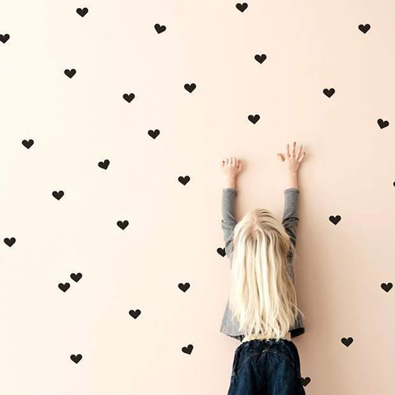 Heart Baby Room Decorative Sti - Baby Girl Nursery Quotes recension och pris