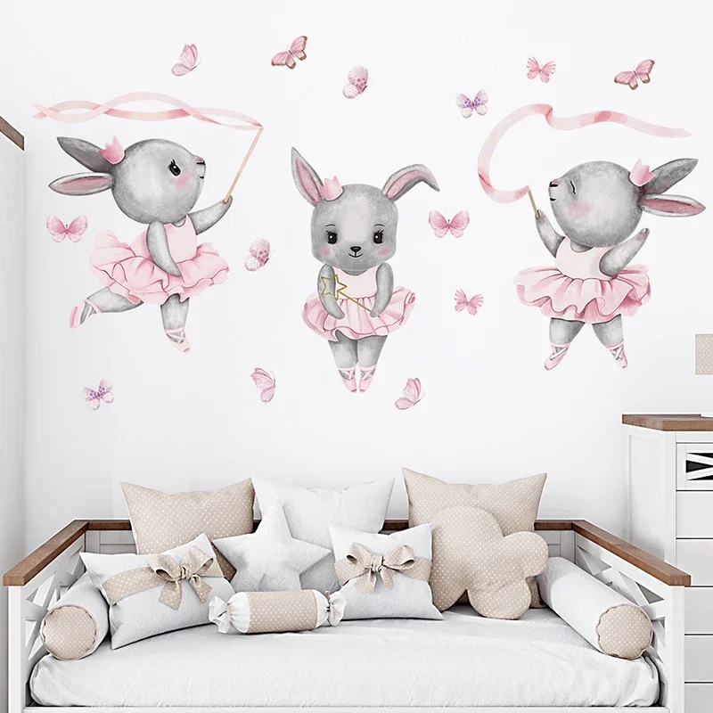 Hand-paint Ballet Bunny Rabbit - Baby Girl Nursery Quotes recension och pris