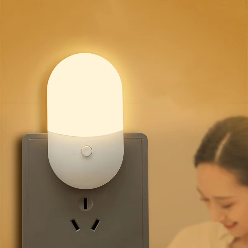 Plug In Mini Night Light Bedro - Baby Nursery Wall Lights recension och pris