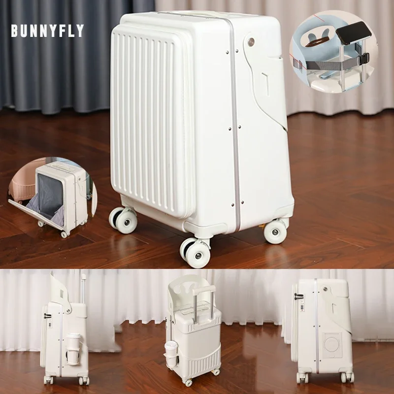 BunnyFly Kid Mom Suitcase with - Baby Nursery Trolley recension och pris