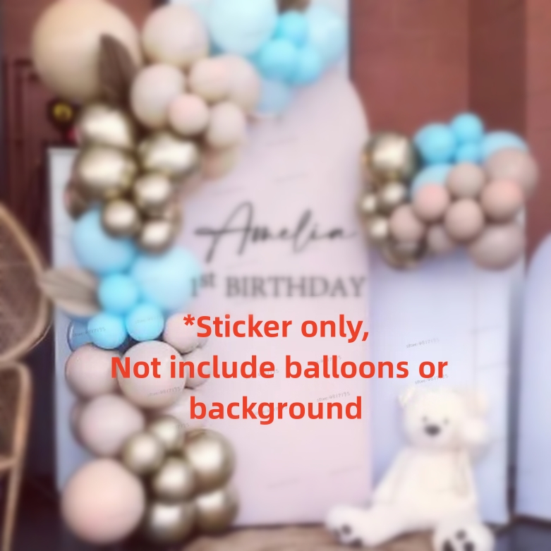 Gender Reveal Party Vinyl Stic - Baby Girl Nursery Quotes recension och pris